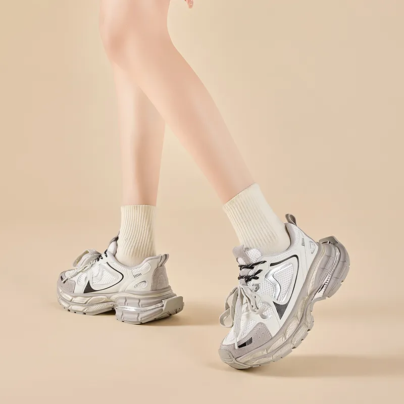 Chibang Lightweight Low Top Chunky Sneakers Women's-9