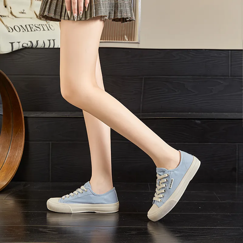 Chibang Lightweight And Breathable Low Top Canvas Shoes Women's-23
