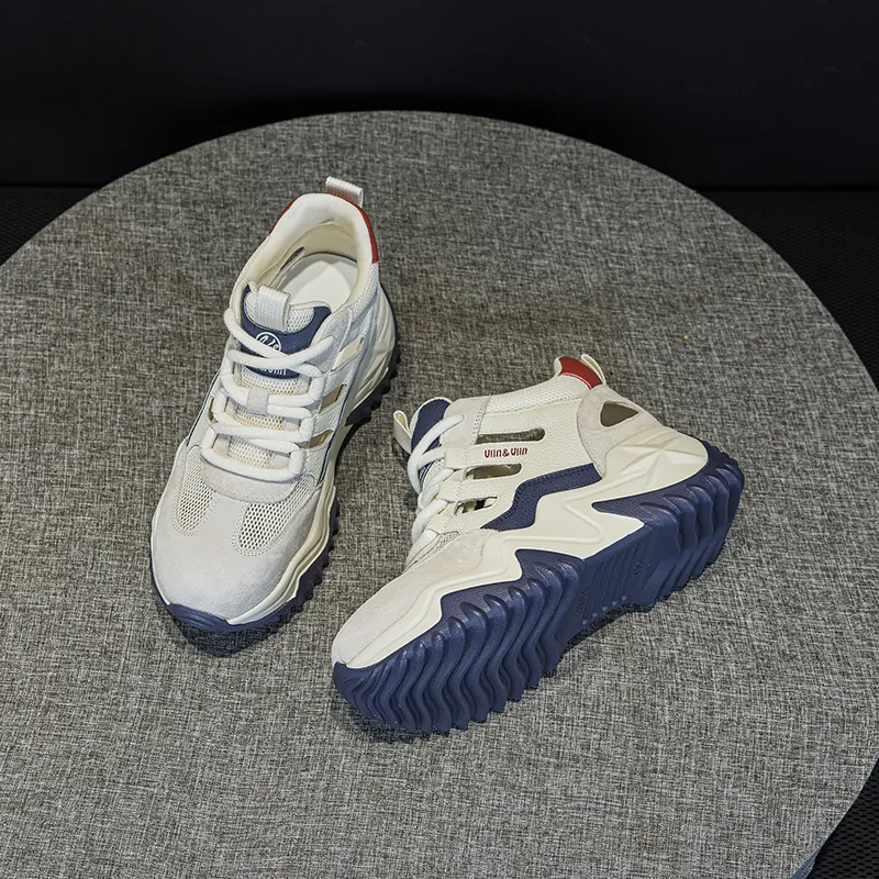 Chibang Lightweight Low Top Chunky Sneakers Women's-18