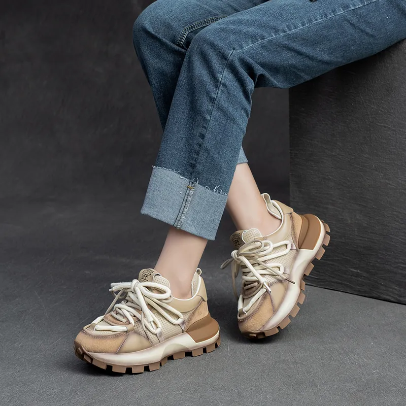 Chibang Low-Top Chunky Sneakers Women's-6
