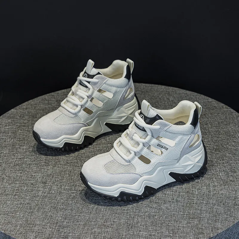 Chibang Lightweight Low Top Chunky Sneakers Women's-12