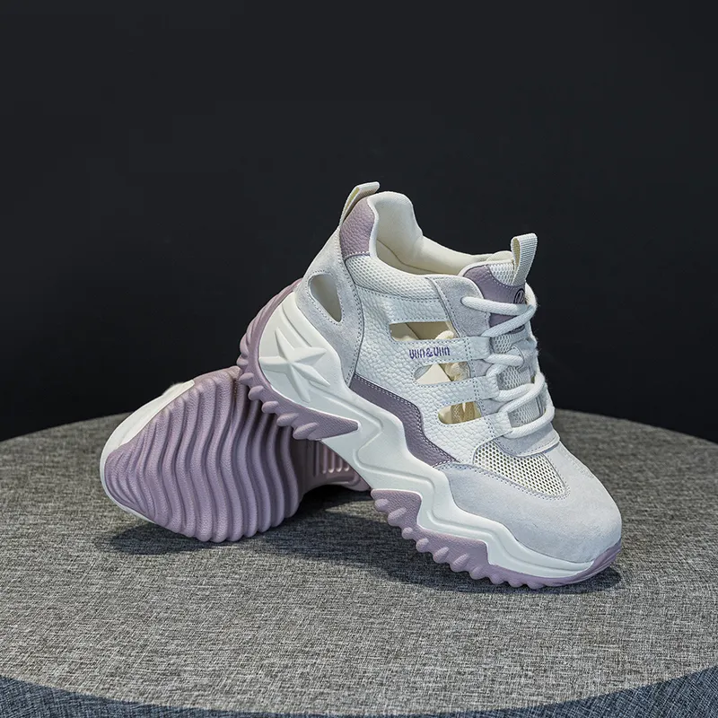 Chibang Lightweight Low Top Chunky Sneakers Women's-7