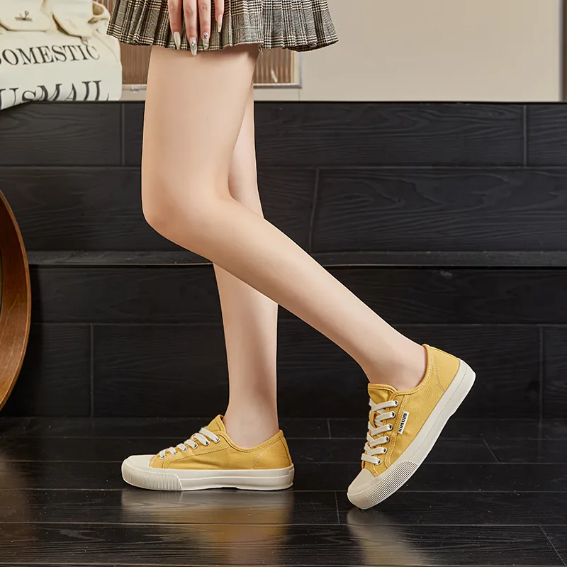 Chibang Lightweight And Breathable Low Top Canvas Shoes Women's-9