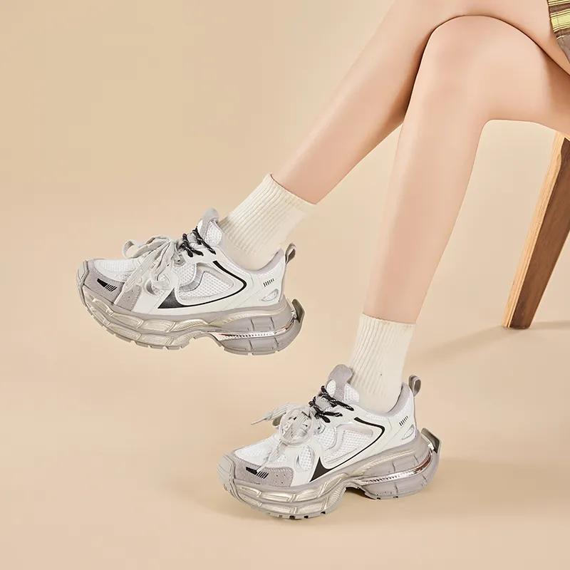Chibang Lightweight Low Top Chunky Sneakers Women's-10