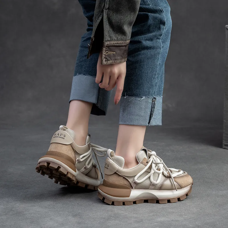 Chibang Low-Top Chunky Sneakers Women's-5