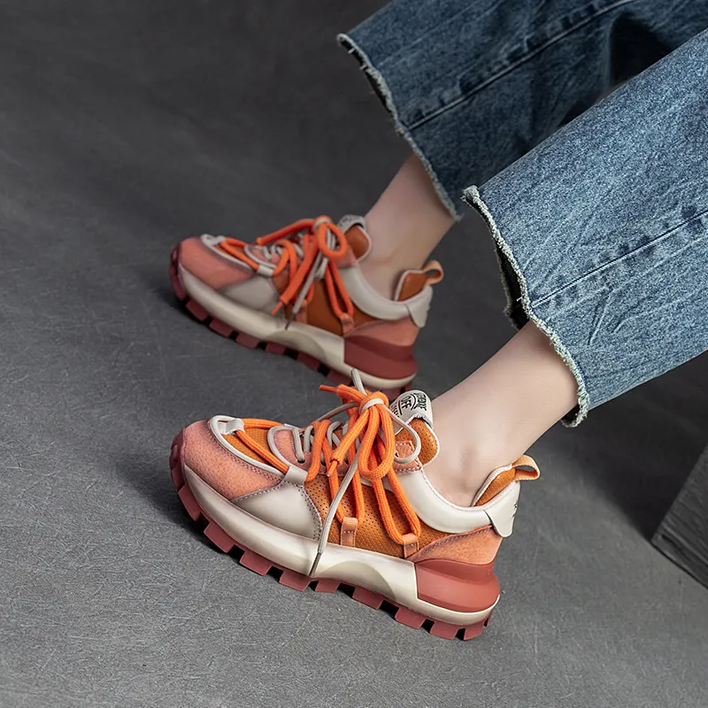 Chibang Low-Top Chunky Sneakers Women's-11