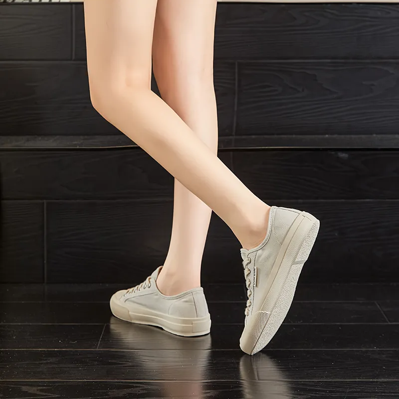 Chibang Lightweight And Breathable Low Top Canvas Shoes Women's-5