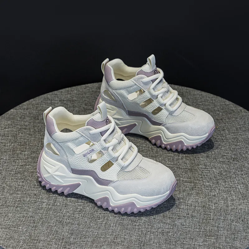 Chibang Lightweight Low Top Chunky Sneakers Women's-8