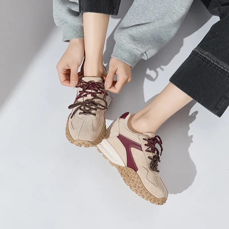 Chibang Height Increasing Lightweight Low Top Casual Shoes Women's-10