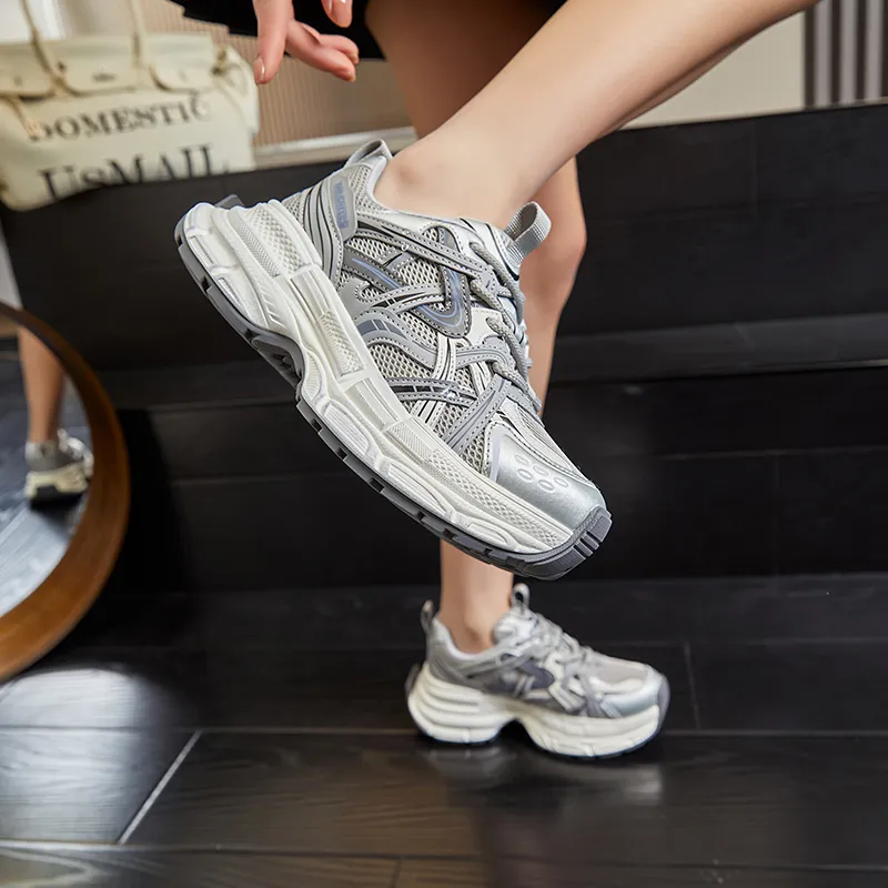 Chibang Height Increasing Low Top Chunky Sneakers Women's-13
