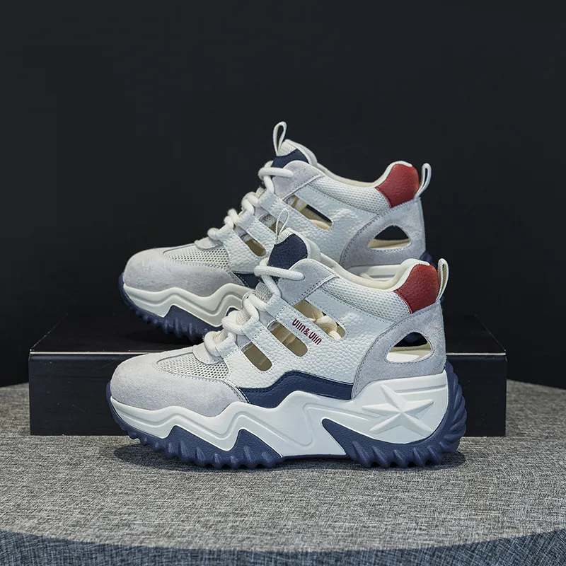 Chibang Lightweight Low Top Chunky Sneakers Women's-16