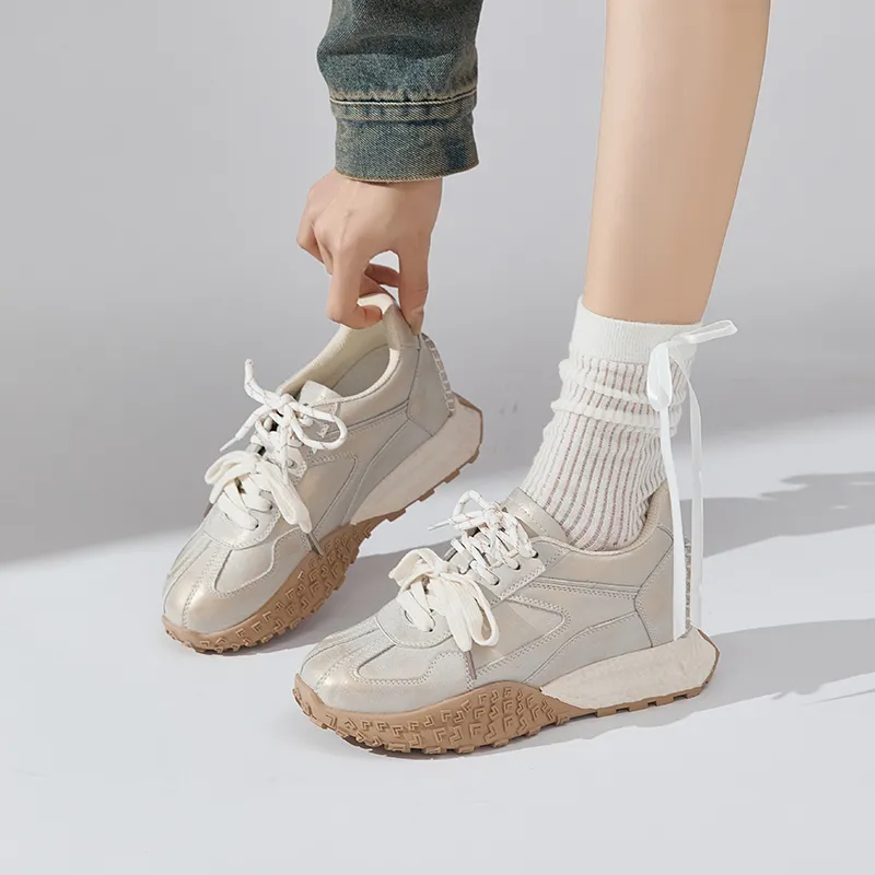 Chibang Lightweight Low Top Chunky Sneakers Women's-7