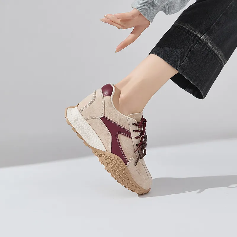 Chibang Height Increasing Lightweight Low Top Casual Shoes Women's-11