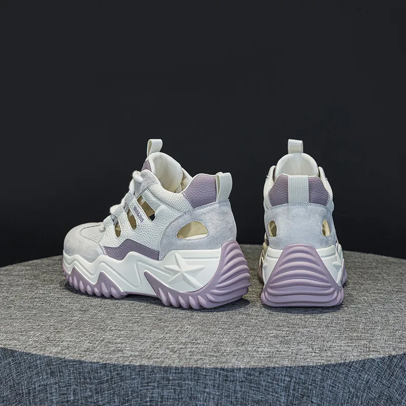 Chibang Lightweight Low Top Chunky Sneakers Women's-9