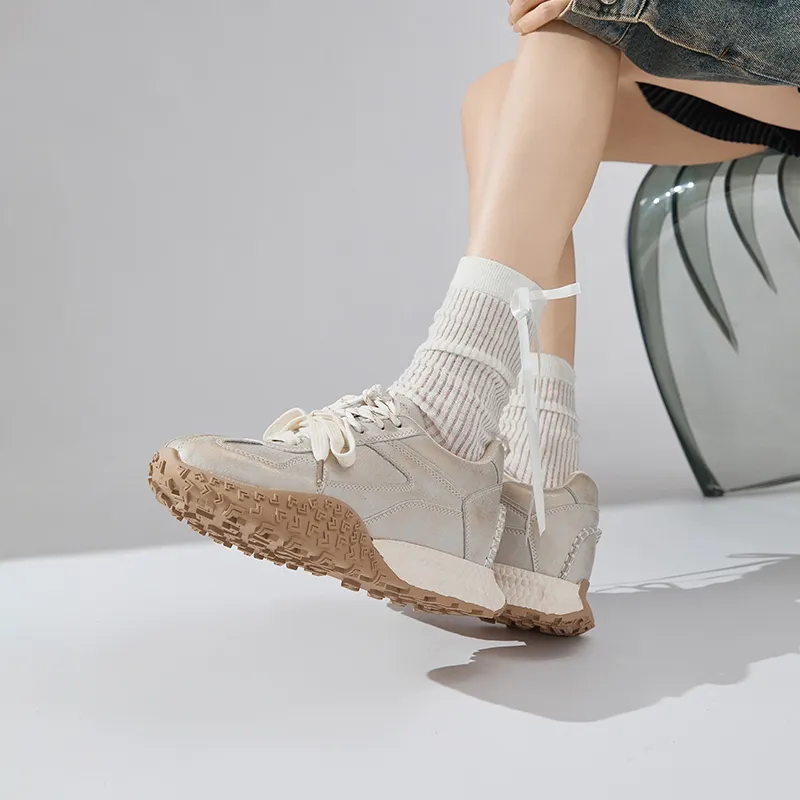 Chibang Lightweight Low Top Chunky Sneakers Women's-11