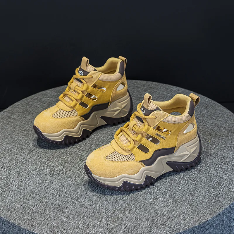 Chibang Lightweight Low Top Chunky Sneakers Women's-2