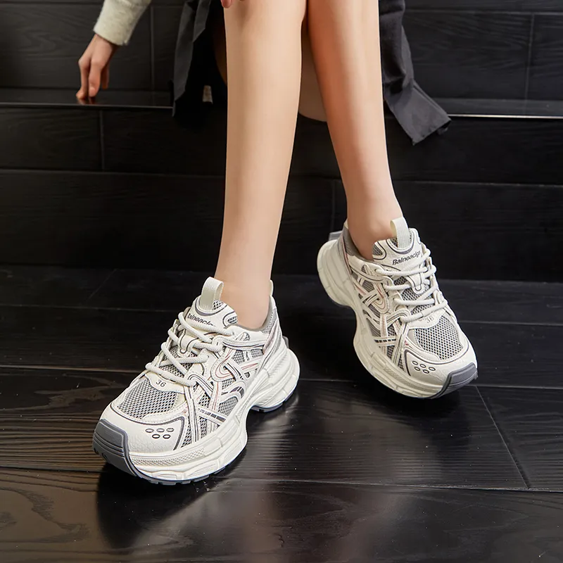Chibang Height Increasing Low Top Chunky Sneakers Women's-5