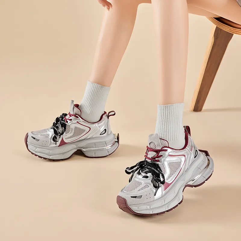 Chibang Lightweight Low Top Chunky Sneakers Women's-1