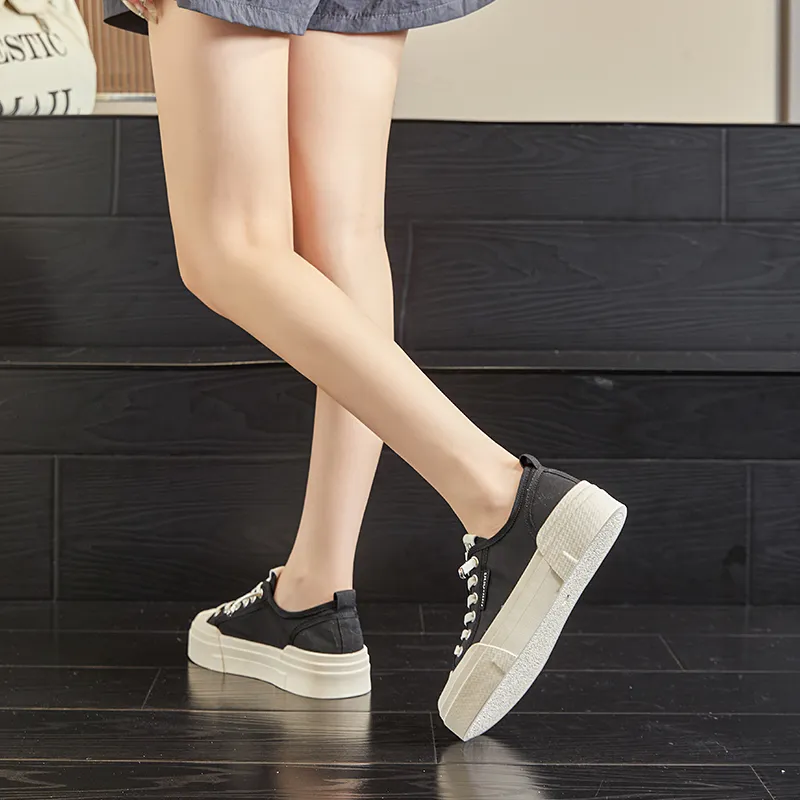 Chibang Lightweight Low Top Skateboard Shoes Women's-19