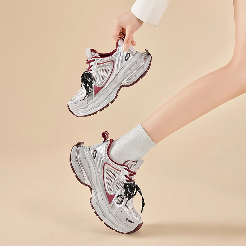 Chibang Lightweight Low Top Chunky Sneakers Women's-5