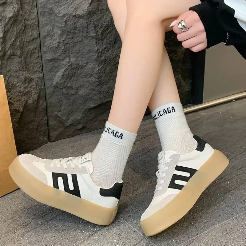Chibang German Army Trainers Lightweight Low Top Skateboard Shoes Women's-5