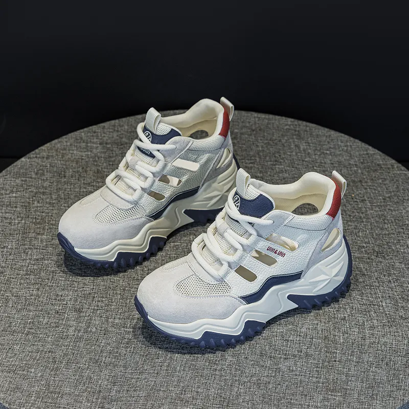 Chibang Lightweight Low Top Chunky Sneakers Women's-17