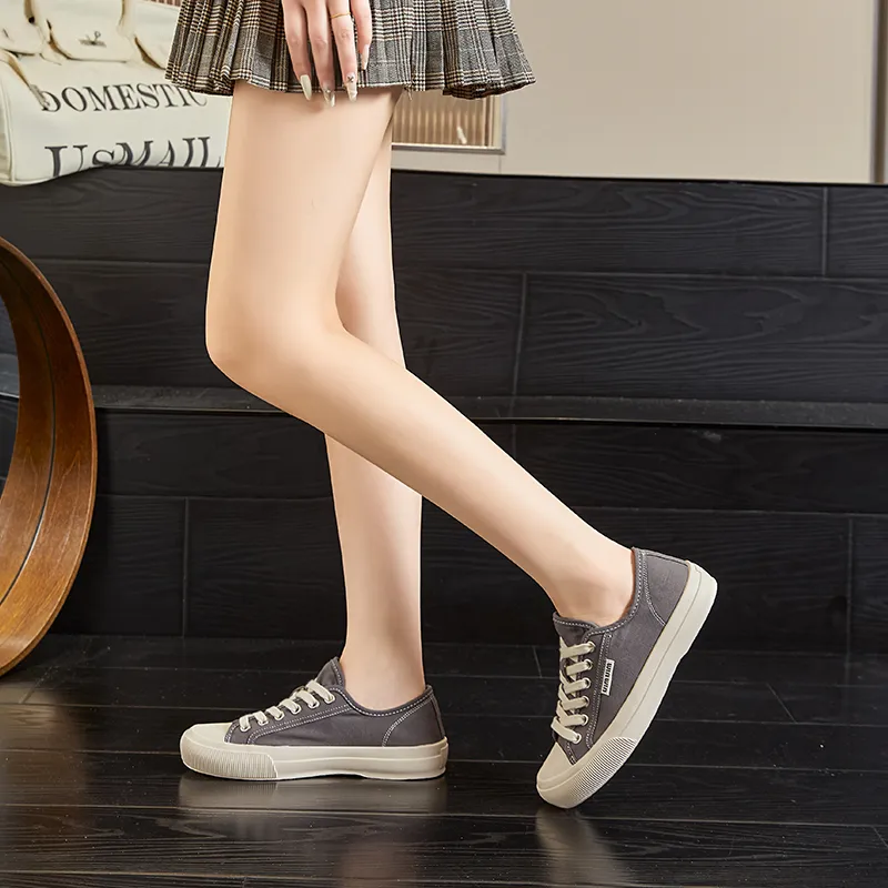 Chibang Lightweight And Breathable Low Top Canvas Shoes Women's-15
