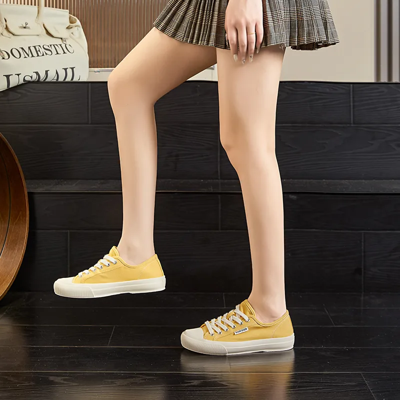 Chibang Lightweight And Breathable Low Top Canvas Shoes Women's-10