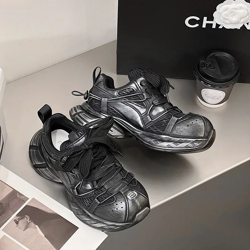 Chibang Lightweight Low Top Chunky Sneakers Women's-13