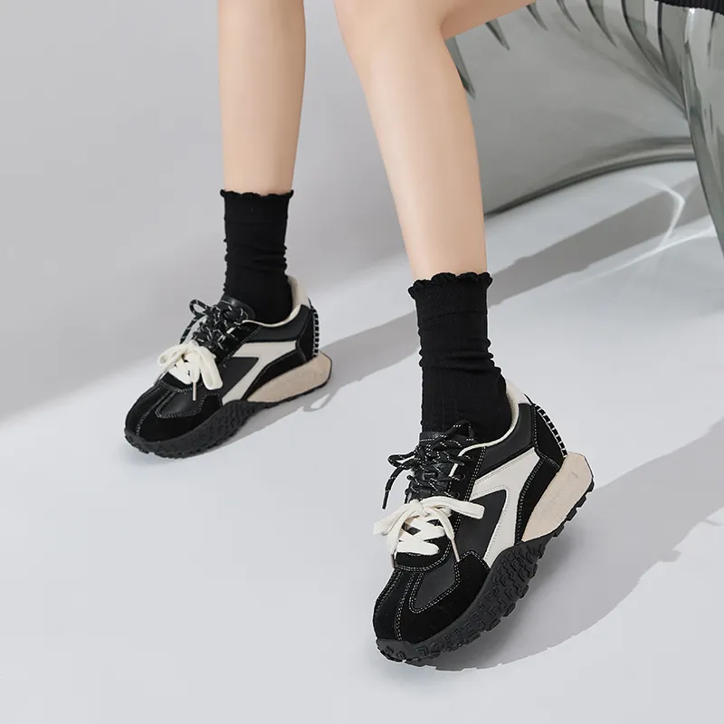 Chibang Lightweight Low Top Chunky Sneakers Women's-14