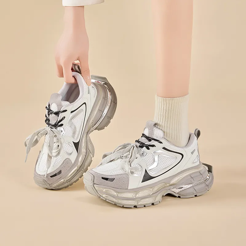 Chibang Lightweight Low Top Chunky Sneakers Women's-7
