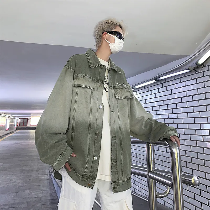 TESTUNG Denim Jackets Unisex-13