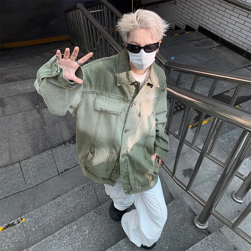 TESTUNG Denim Jackets Unisex-12