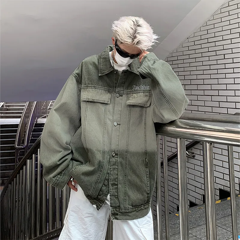 TESTUNG Denim Jackets Unisex-14