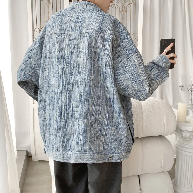 TESTUNG Denim Jackets Unisex-4