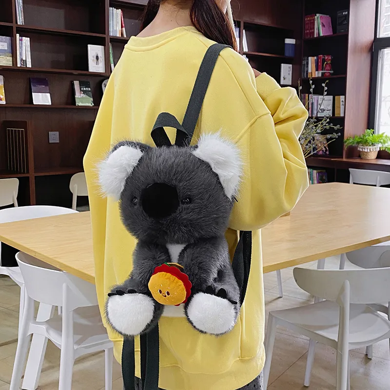 Parker Bear Plush Backpack Regular Unisex Multicolor-8