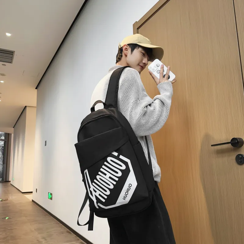 MingLu Nylon Backpack Unisex Multicolor-2