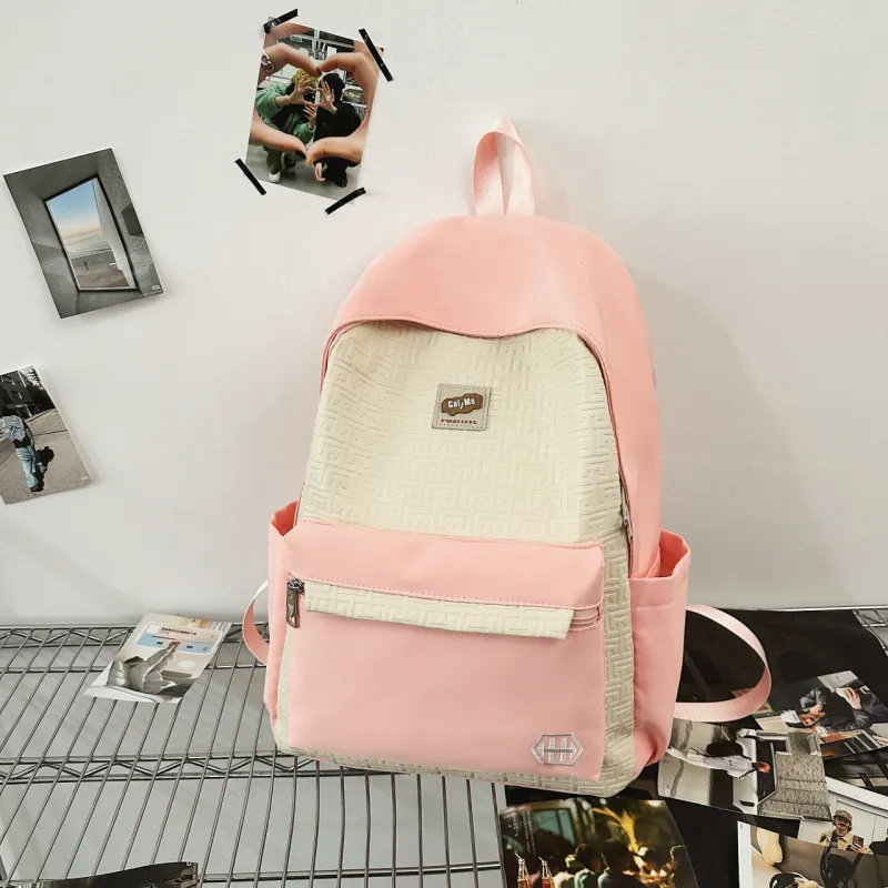 Parker Bear Nylon Backpack Unisex Multicolor-5