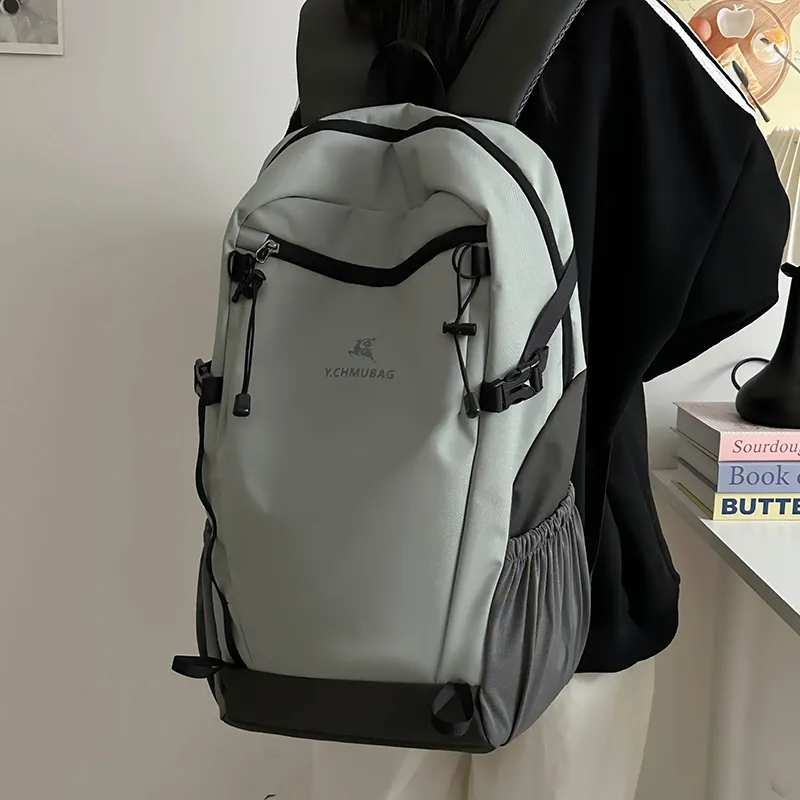 MingLu Nylon Backpack Unisex Multicolor-7