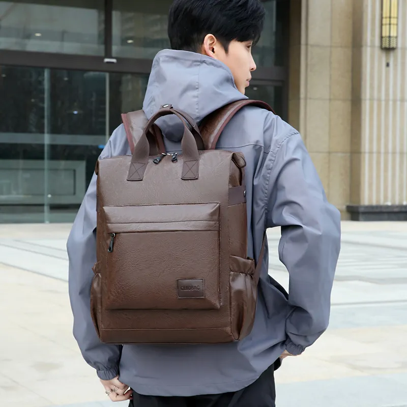 MingLu PU Backpack Regular Unisex Multicolor-4
