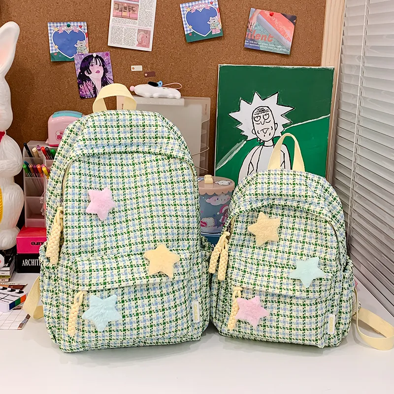 Parker Bear Fabric Backpack Unisex Multicolor-1
