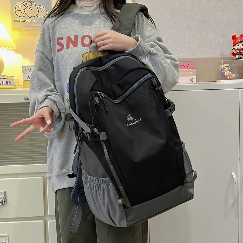 MingLu Nylon Backpack Unisex Multicolor-4