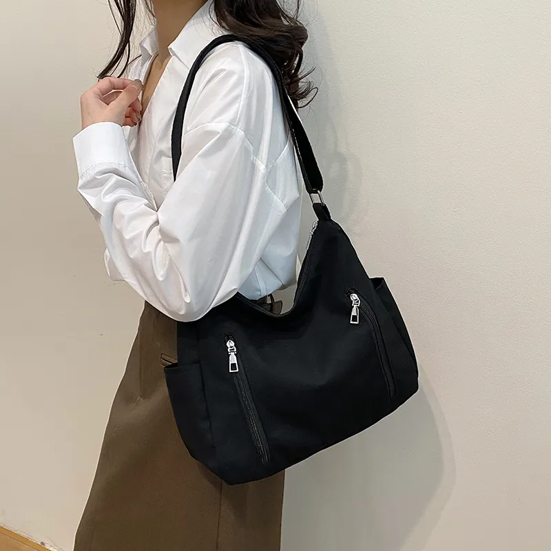 Parker Bear Canvas Canvas Bag Crossbody Bag Regular Unisex White/Khaki/Black/Red-19