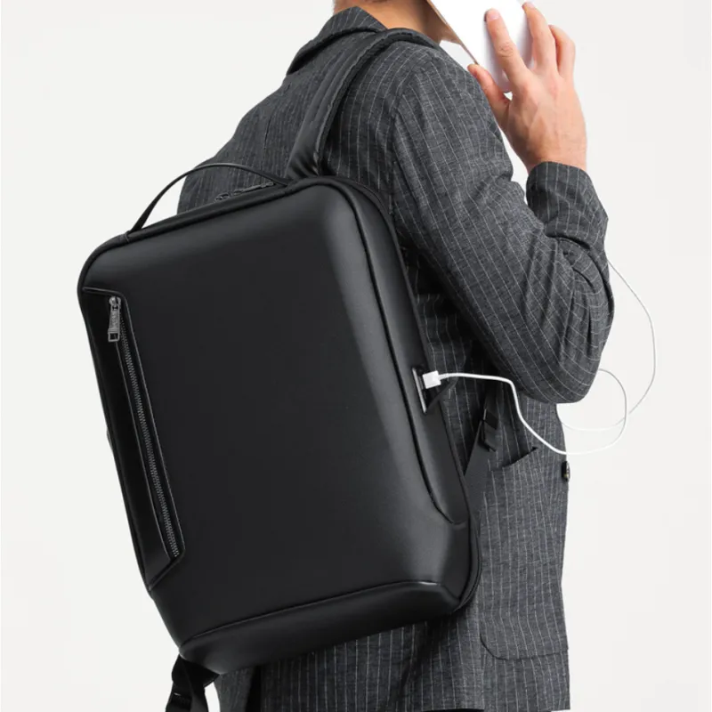 MingLu EVA Backpack Regular Unisex Elegant Black-4