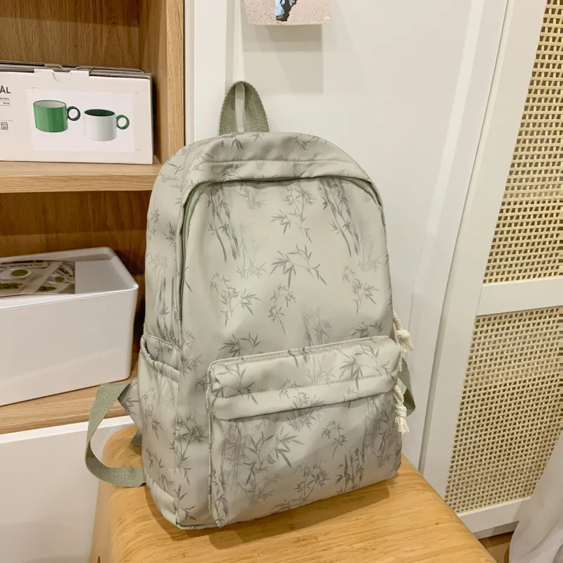 Parker Bear Nylon Backpack Unisex Multicolor-32