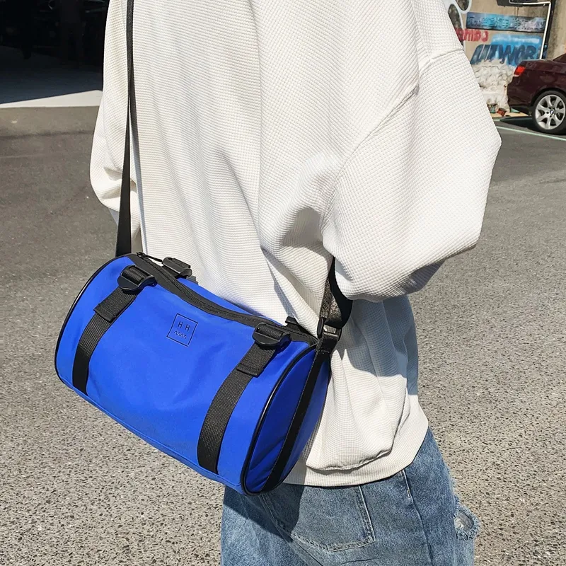 Parker Bear Nylon Travel Bag Cell Phone Pouch Coin Purse Handbag Crossbody Bag Regular Unisex Black/White/Gray/Blue-9