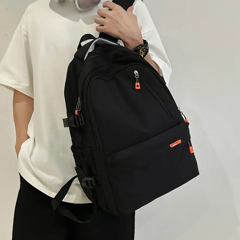 MingLu Nylon Backpack Unisex Multicolor-1