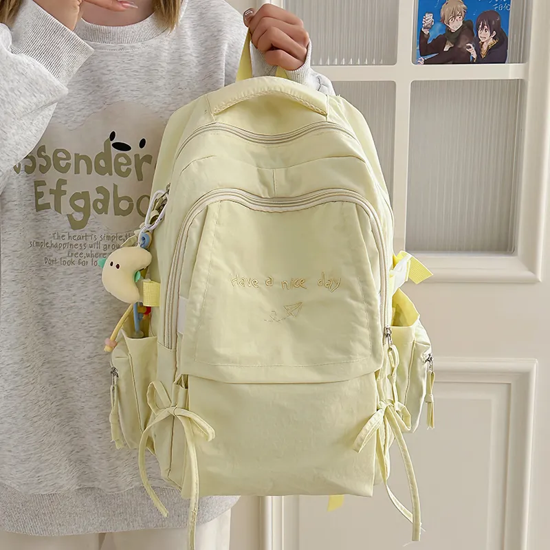 Parker Bear Nylon Backpack Regular Unisex Multicolor-10