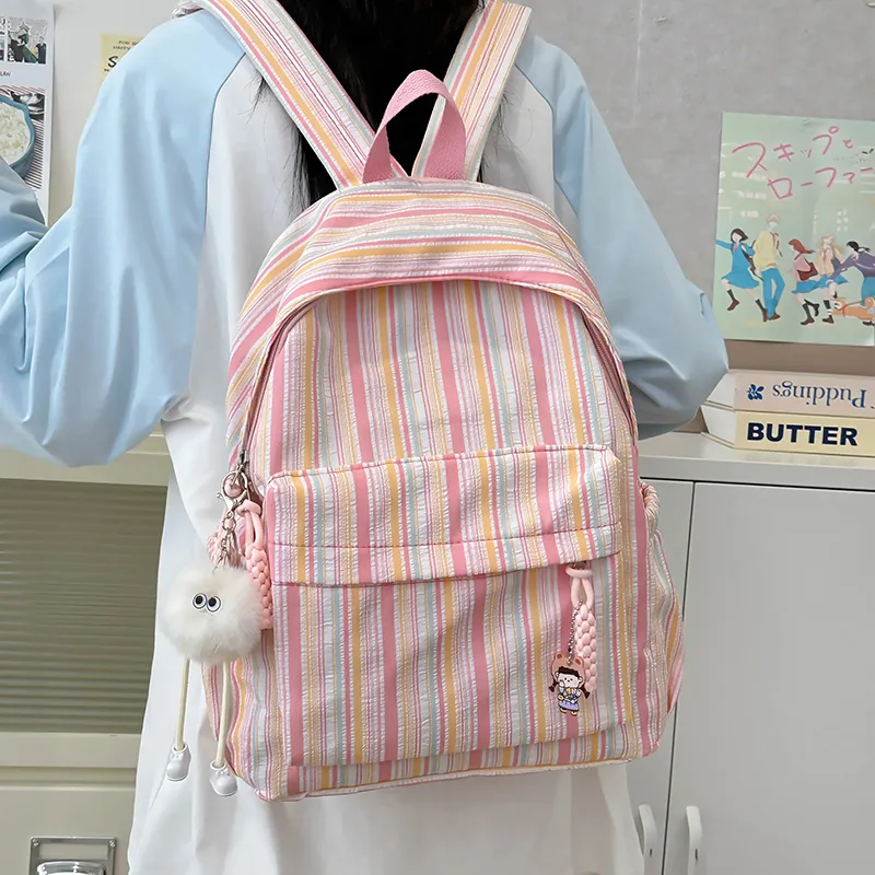 Parker Bear Nylon Backpack Women's Multicolor-9
