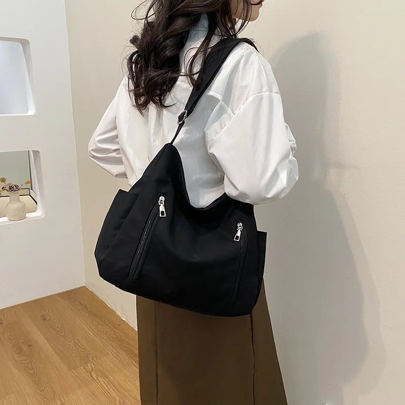 Parker Bear Canvas Canvas Bag Crossbody Bag Regular Unisex White/Khaki/Black/Red-22